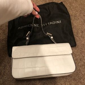 Adrienne Vittadini White Crocodile Bag